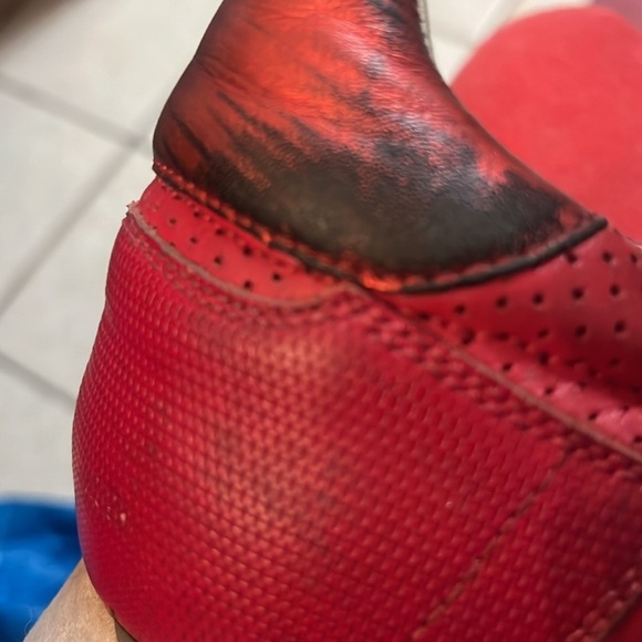 Dolce & Gabbana Shark-teeth Soles Sz 11 Low-top Sneaker Red Men Logo - Picture 12 of 12